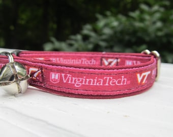 Virginia Tech Cat or Small Dog Collar