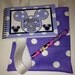 Disney Autograph Book Purple Personalized Mickey Mouse and Minnie Mouse with Matching Bag and Pen