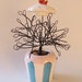 Wire Earring Holder, Earring Tree, Earring Organizer, Earring Rack, Earring Display, Jewelry tree - "Until Money Grows on Tree"