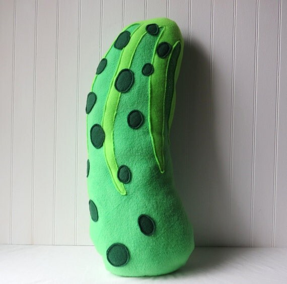 plush pickle pillow