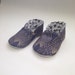 Sand Deco Arches Design on Navy Blue Chukka Baby Shoes