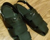 Items similar to All Leather Hand Made Men's Dress Sandals on Etsy