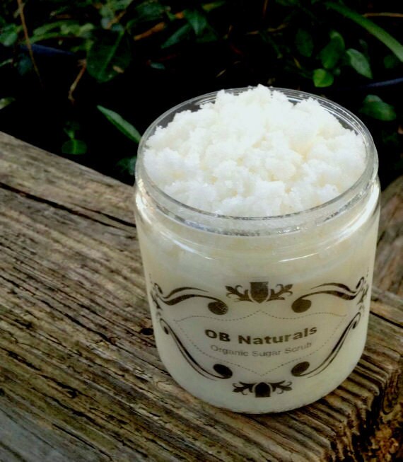 Creamy Sugar Scrub-choose your scent or fragrance free -Vegan -Made to order- Il_570xn