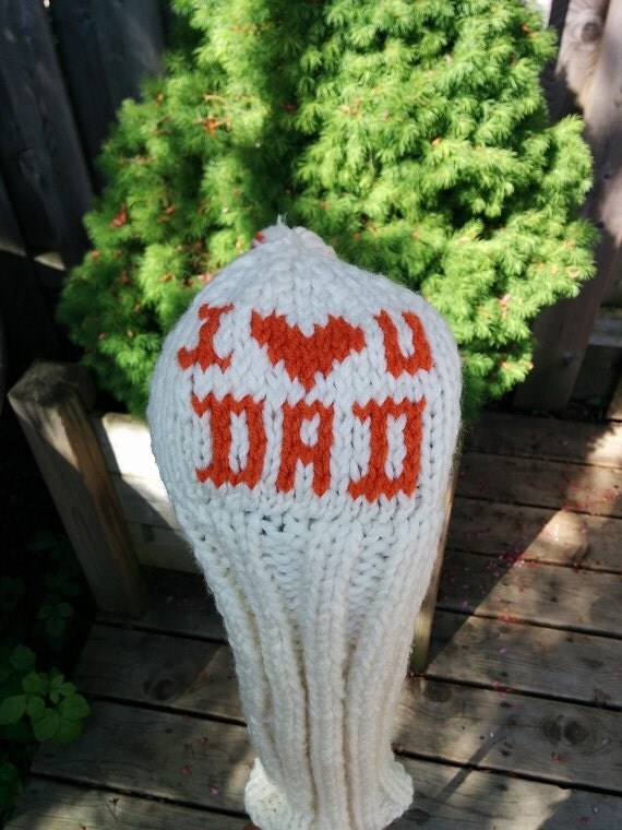 Items similar to Knit Golf Club Headcover, Customized Golf Club