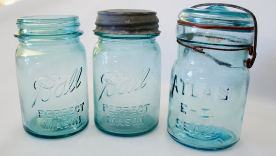 Vintage Blue Mason Jars   Il 570xN.520453794 8wfr 