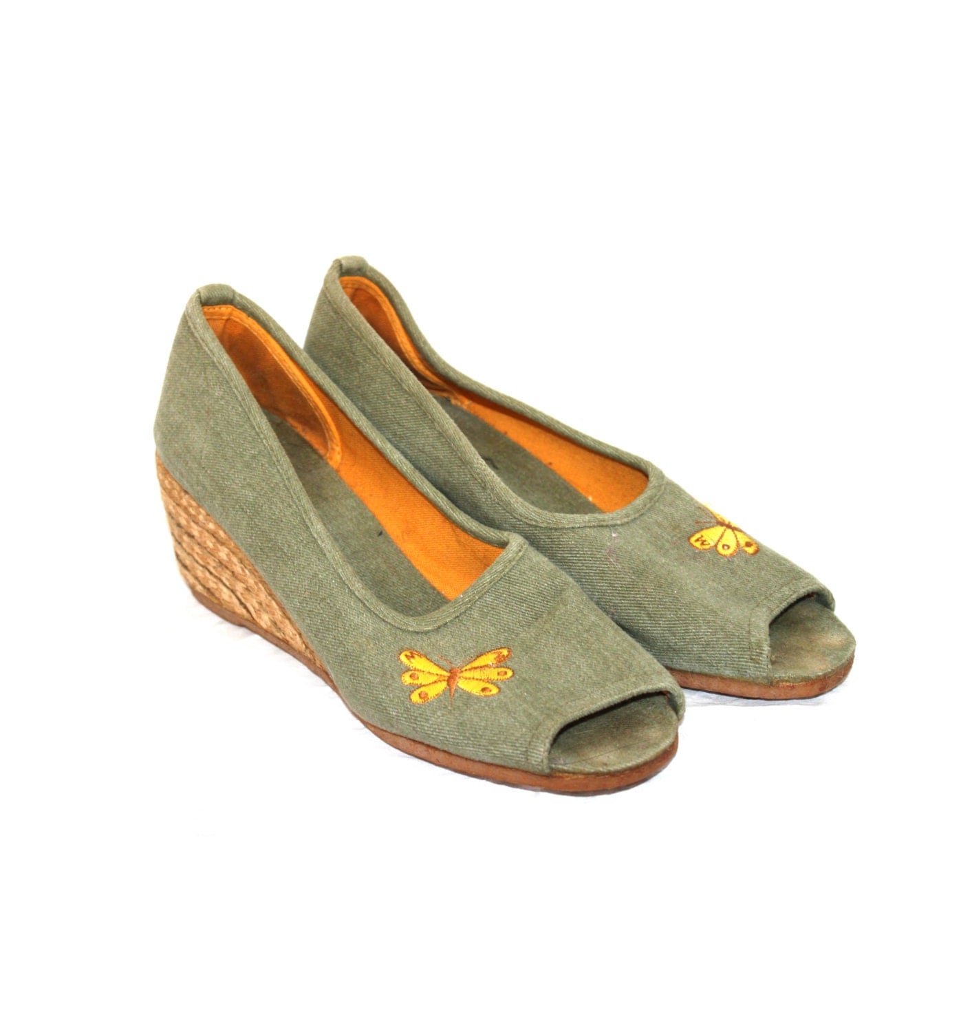 70s wedges shoes