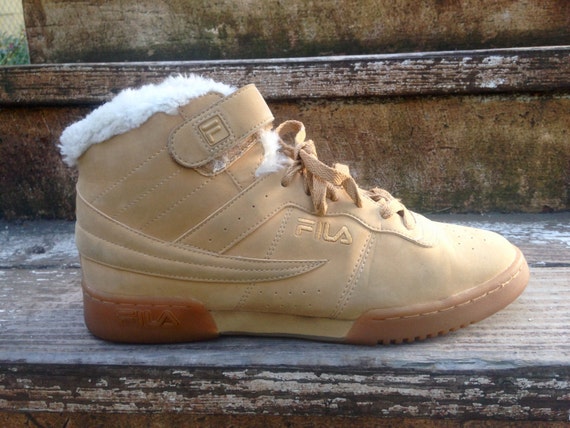 fila suede boots 90s