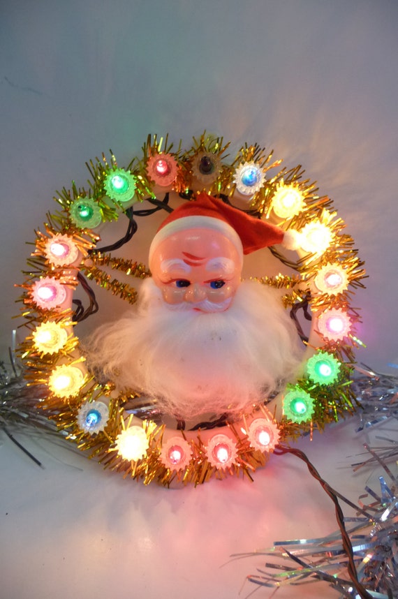 Vintage Light Up Christmas Decorations 