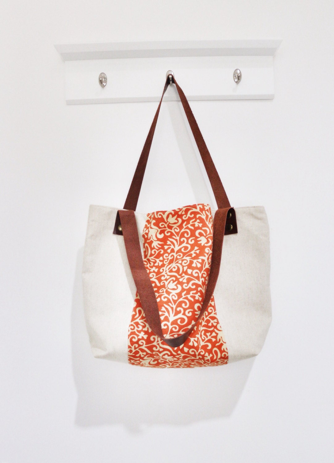 large linen tote