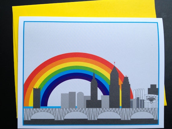 Cleveland rainbow card