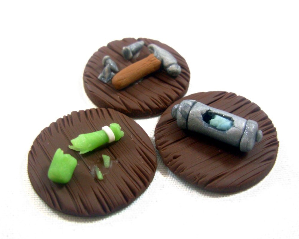 Robinson Crusoe Board Game Invention Tokens set of 38