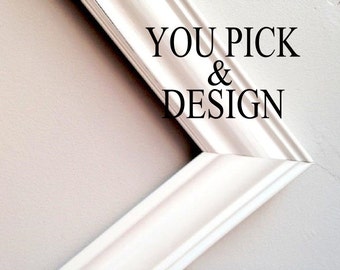 LARGE BULLETIN BOARD for Sale Custom Home Office Decor Wood Desk Organizer Office Message Center Fabric Magnet Board Girls Room Modern Decor