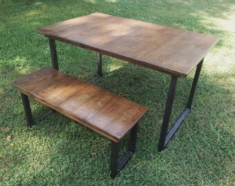 Rustic Reclaimed Wood Bench Pallet Table Coffee Table Rustic Bench