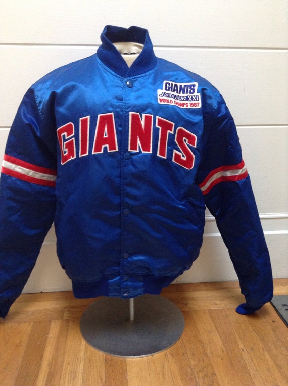 Vintage 1987 New York Giants Satin Starter Jacket