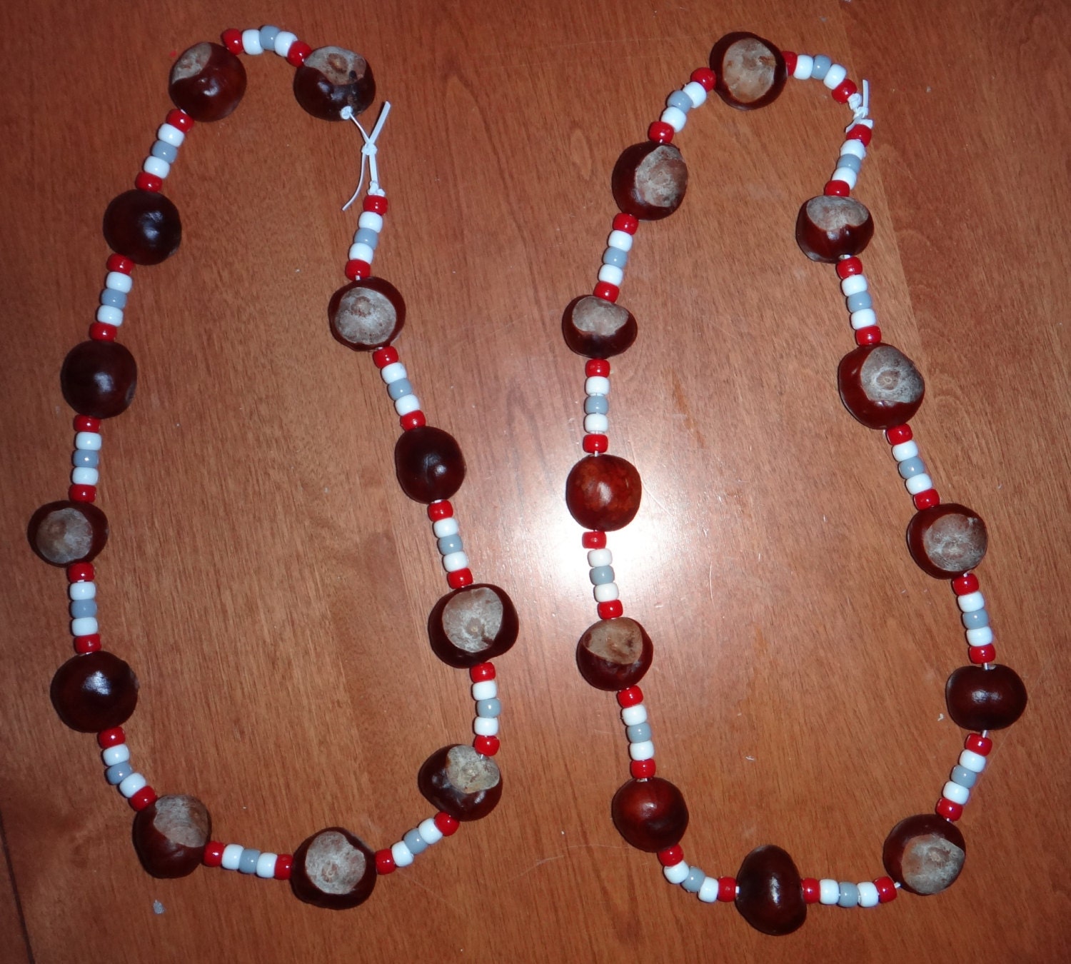 buckeye state ohio osu university necklace beads