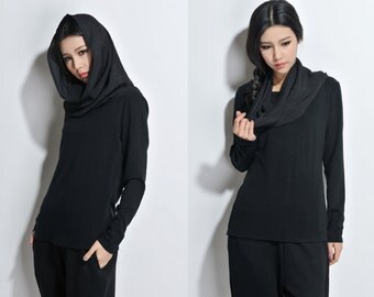 Bronya Linen Blouse with 3/4 Length Sleeves with Elasticated Cuffs - 5 Colours