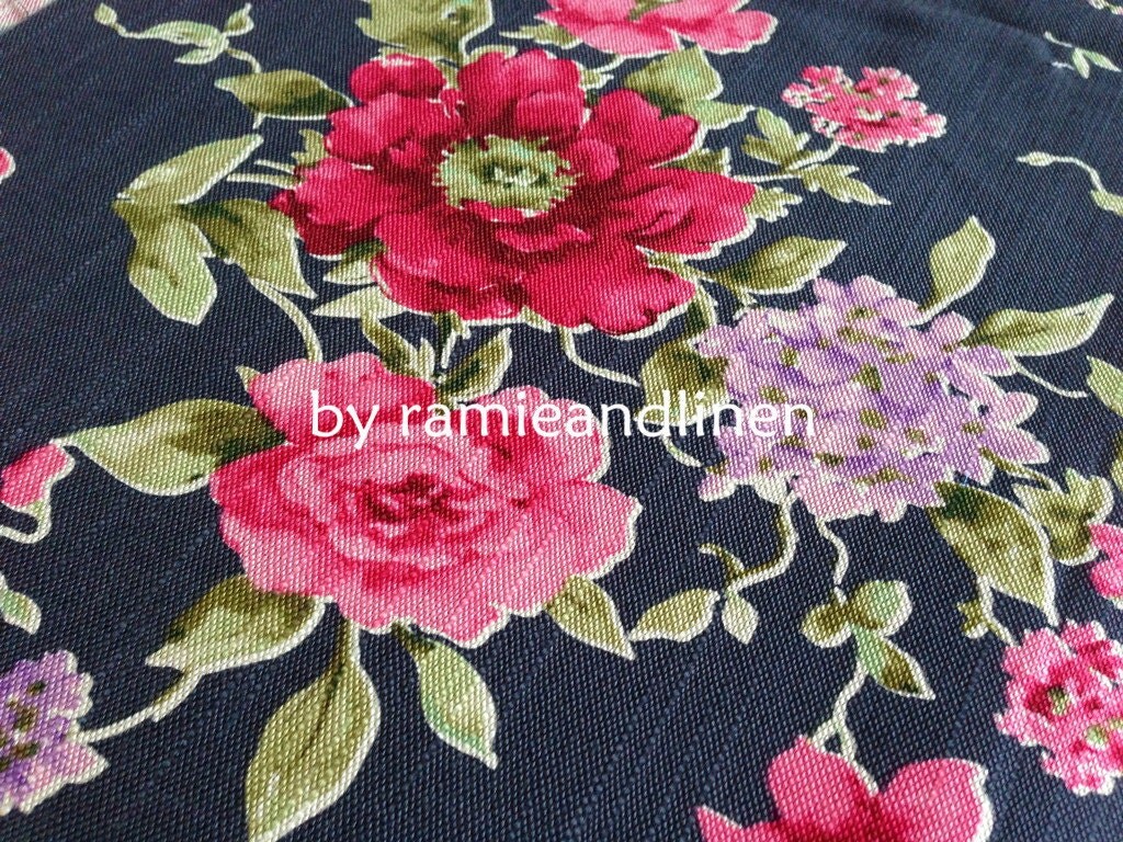 English Garden Laura Ashley cotton canvas fabric floral