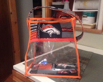 Denver Bronco's Clear Stadium bag