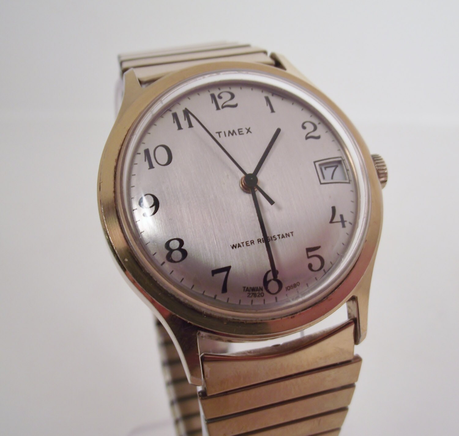 Vintage 1980 Timex Wind Up Retro Style Men's Watch by RetroReRun