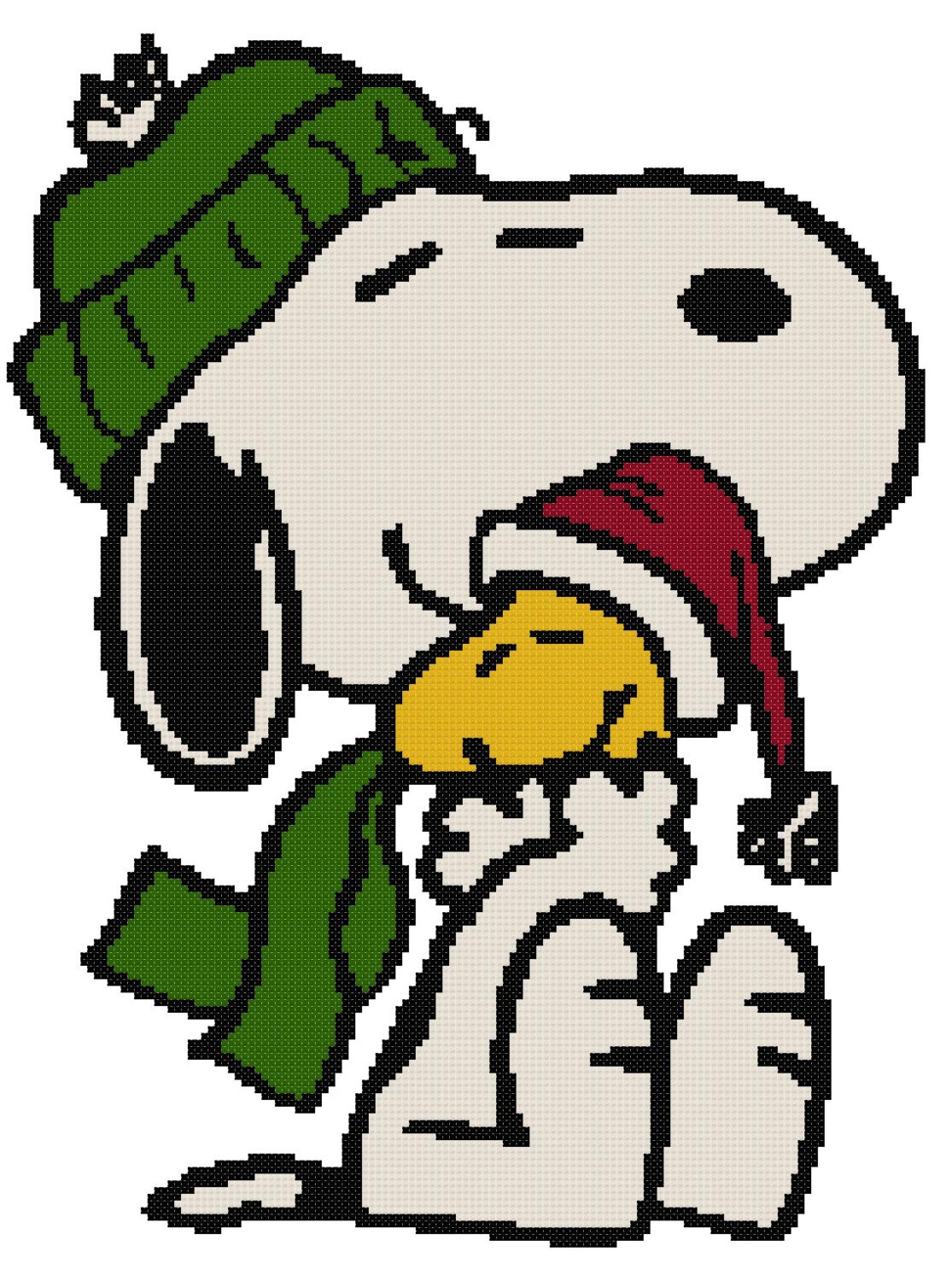 cross-stitch-pattern-snoopy-christmas-pdf-by-sunshineyday0630