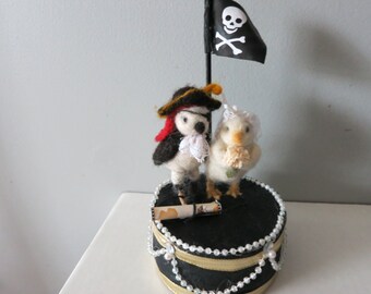 Pirate cake topper