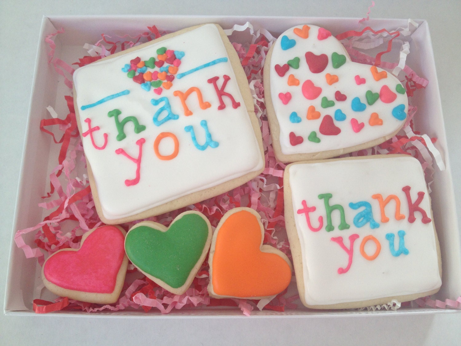 Thank You Cookie Gift Set sugar cookies thank you cookies