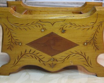 Unique Folk Art Box From The 1920's