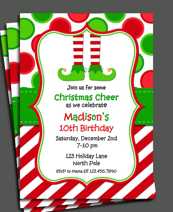 Christmas Themed Invitations 5