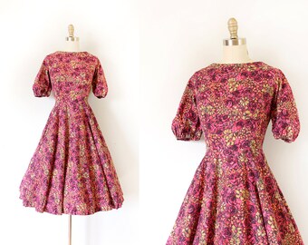 R E S E R V E D... vintage 1950s Dress // 50s by TrunkofDresses