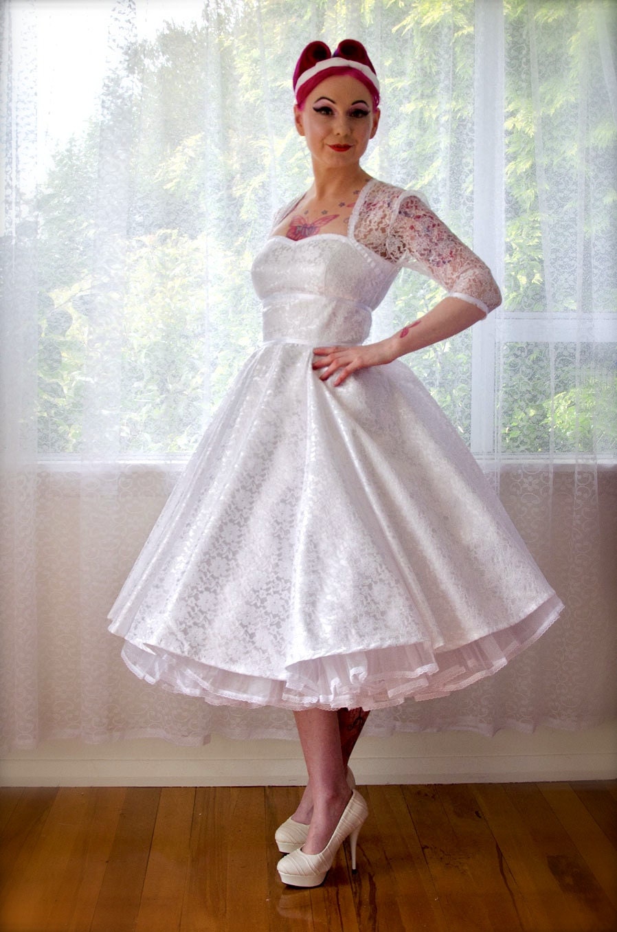 1950's Rockabilly LorilynWedding Dress with