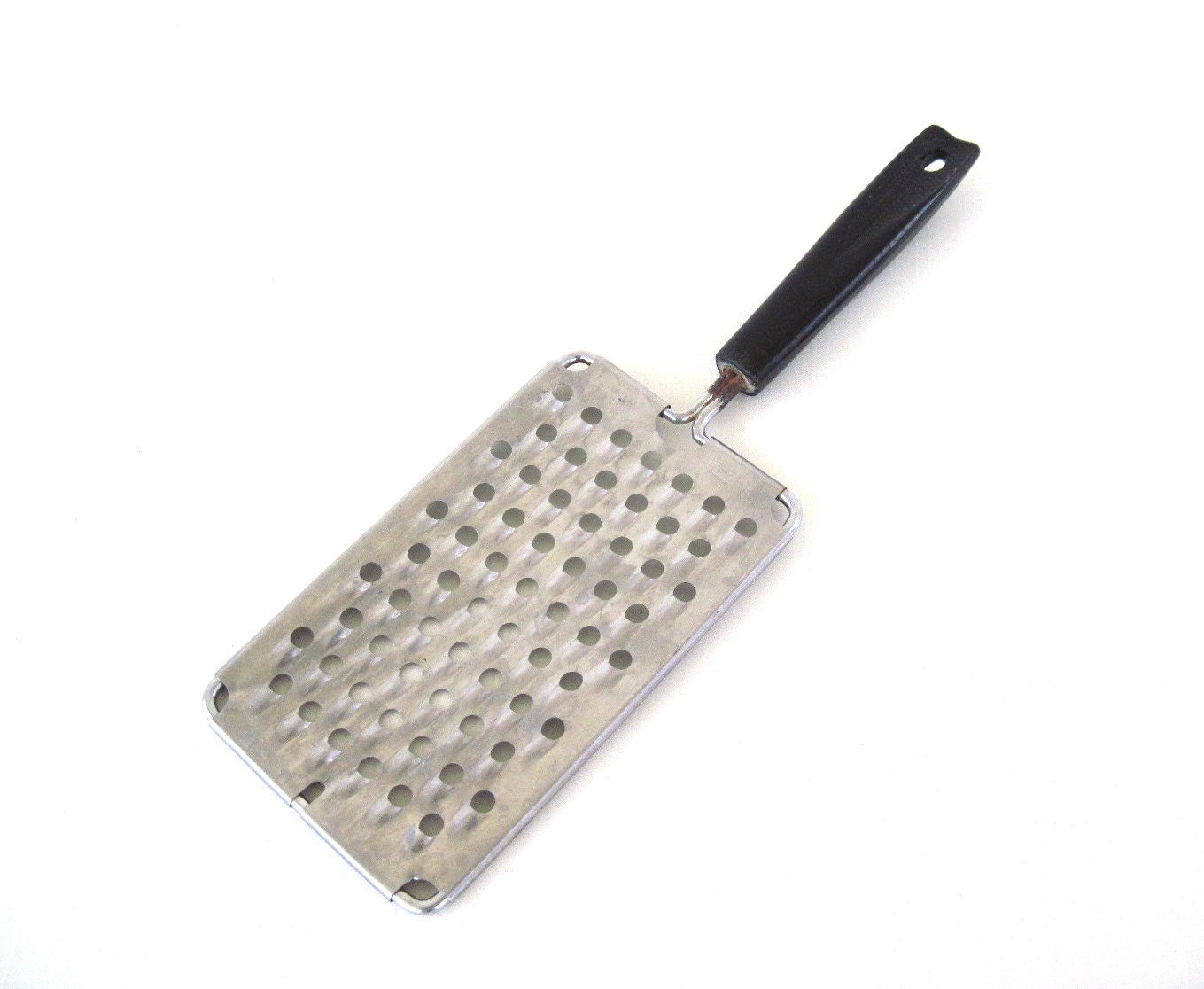 Ekco Cheese Grater Stainless Steel Plastic Handle asis see
