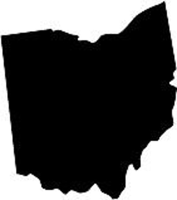 Download Ohio state Silhouette die cut Vinyl decal sticker. You Pick