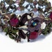 Purple Bracelet Chakra Jewelry Roses Hearts LAST ONE in Purple