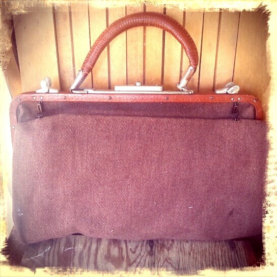 POSTAL /// Wool Large Mail Bag by Love4Retro on Etsy
