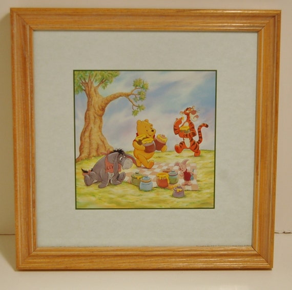 Winnie The Pooh Framed Art Official Licensed Disney Tigger Piglet Eeyore