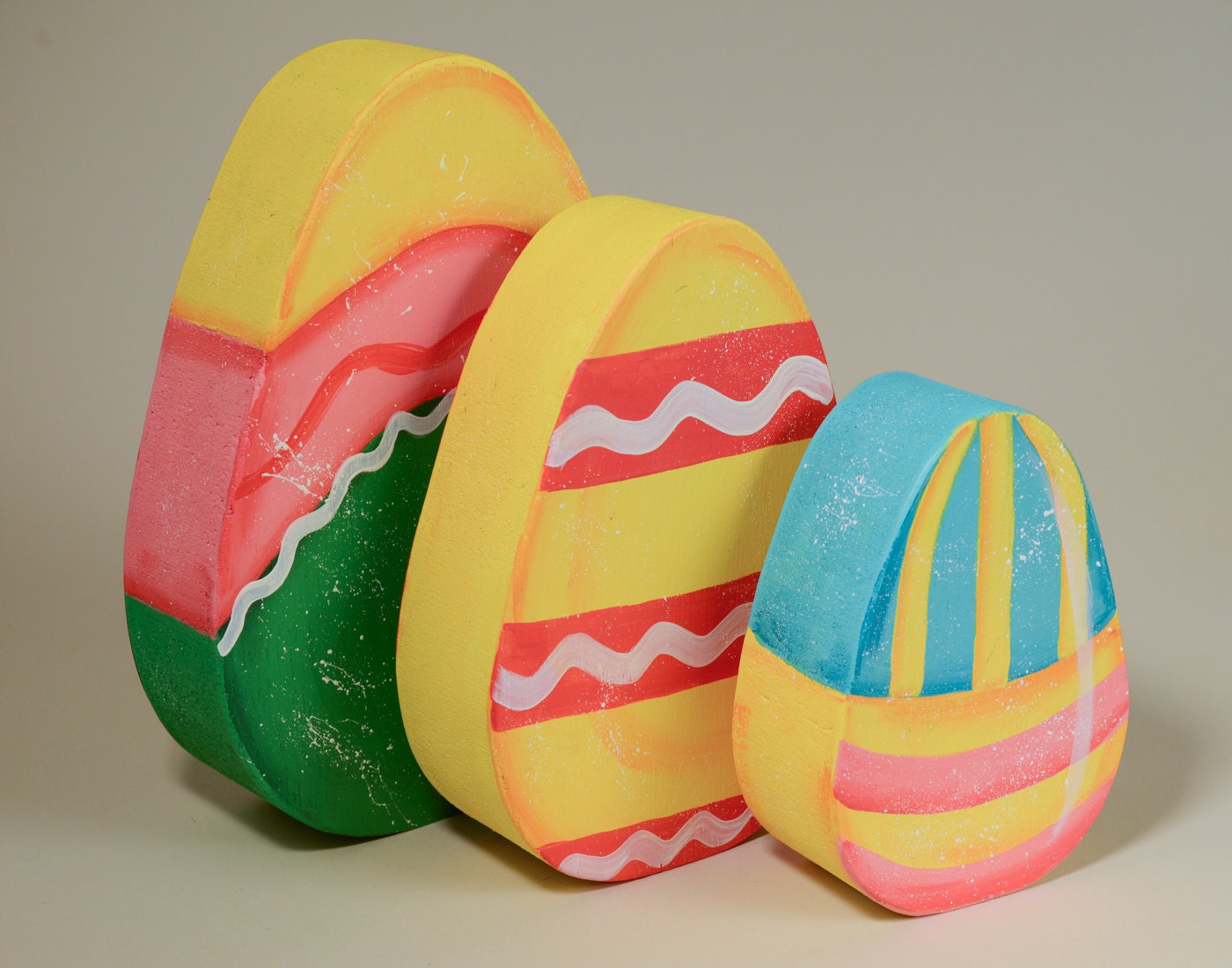 Large Chunky Easter Egg Foam Photo Prop by WoodnKnees on Etsy