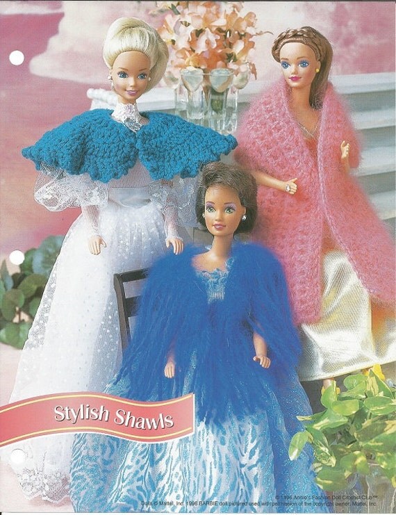 Crochet Pattern Crochet Shawls Barbie Doll Pattern
