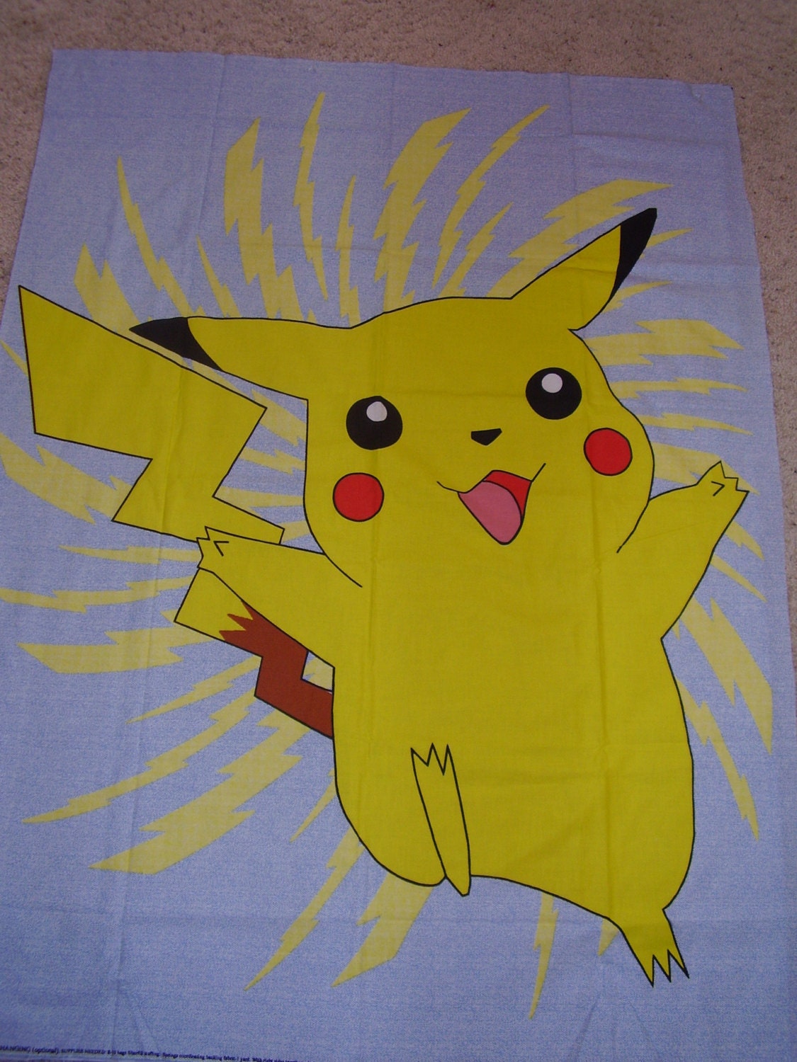 pokemon fabric pikachu plush