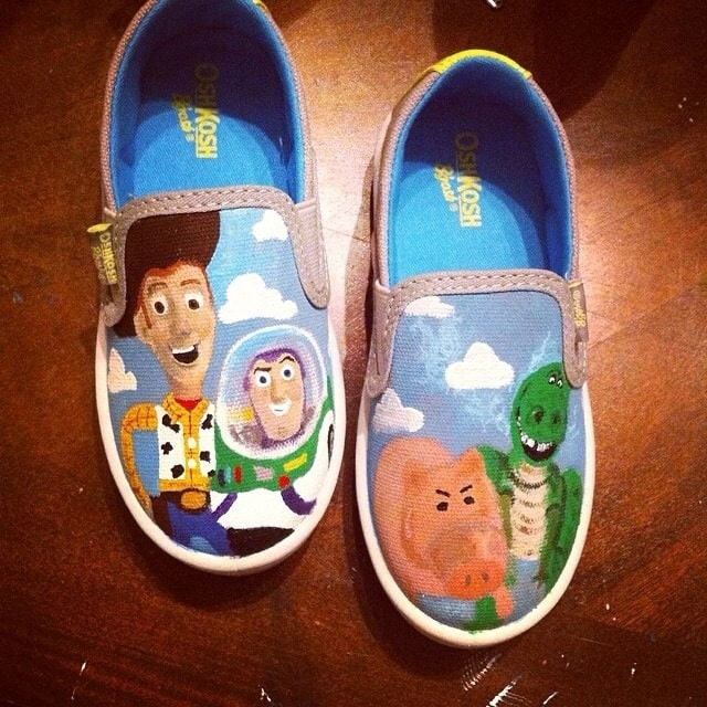 Disney Toy Story Shoes Toms Shoes Woody Buzz Hamm Rex