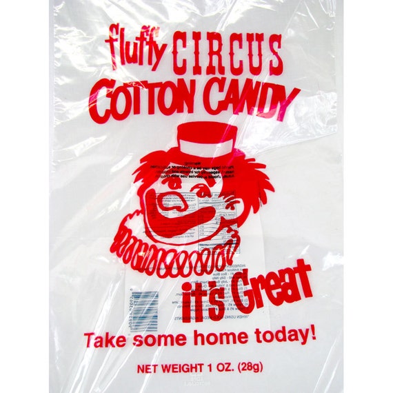Cotton Candy Bag // Carnival theme Wedding // Circus Birthday Party // Baby Shower // Food bag // Party favors // Party supplies Il_570xn