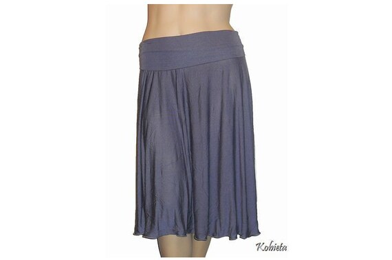 Plus Size Circle Skirt-Draping 1/2 Circle Cut-Soft by shopkobieta