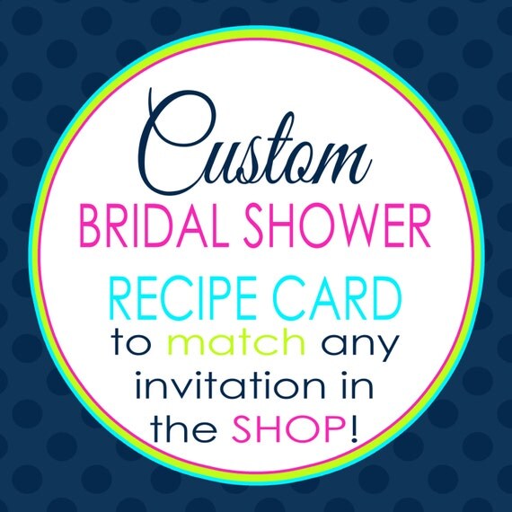 Recipe card - digital file, printable file #530 Il_570xn