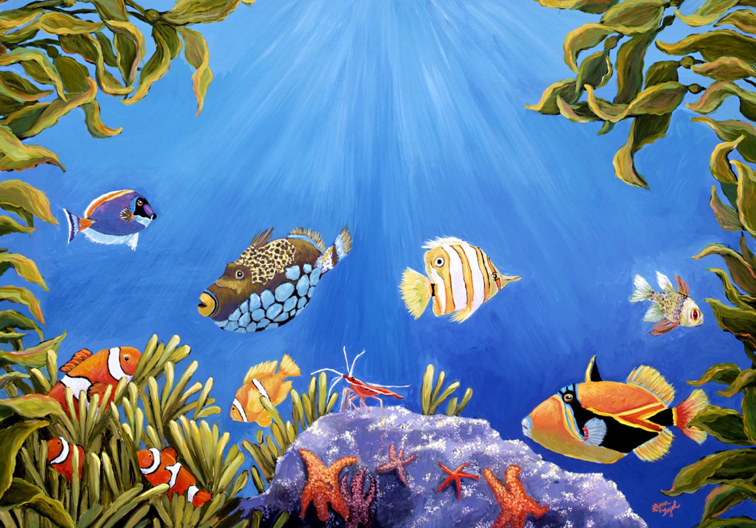 Tropical Fish Prints SAVE15 CODE SAVE15 Fish Prints Fish   Il Fullxfull.576526090 Lec1 