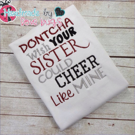 little sister cheer shirt