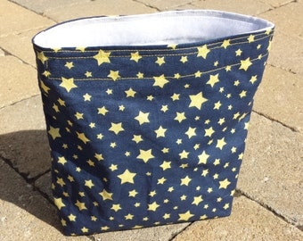Reusable Snack Sack with Velcro Closure: Starry Sky