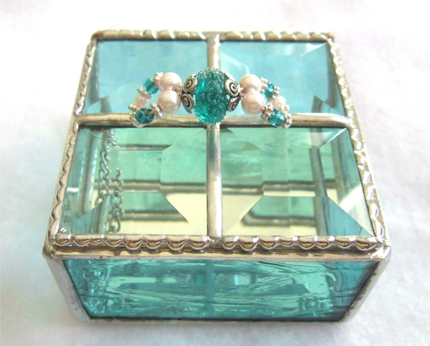 Stained Glass Jewelry Box Trinket Box Gift Box Christmas