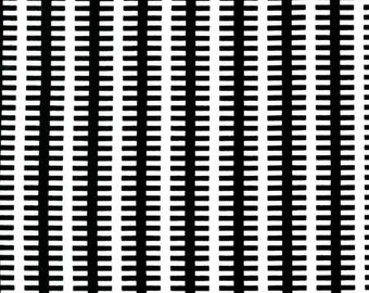 Fishbone in Black - Graphyx - Mark Hordyszynski - Michael Miller Fabric - 1 Yard Ask a Question