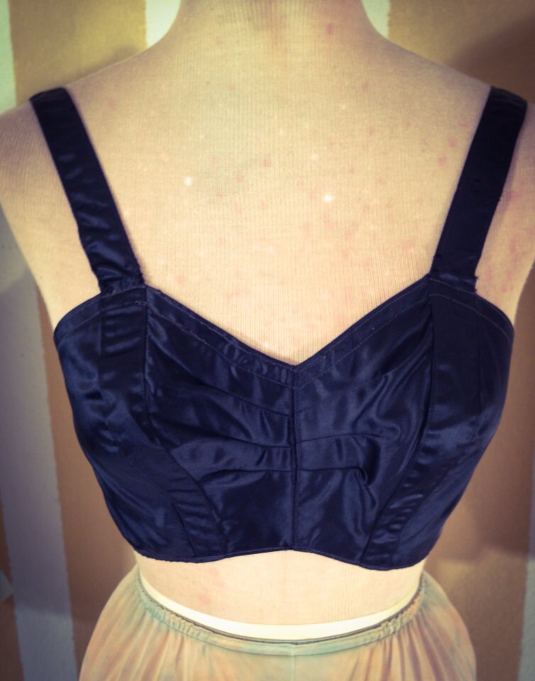 34B Vintage satin half corset