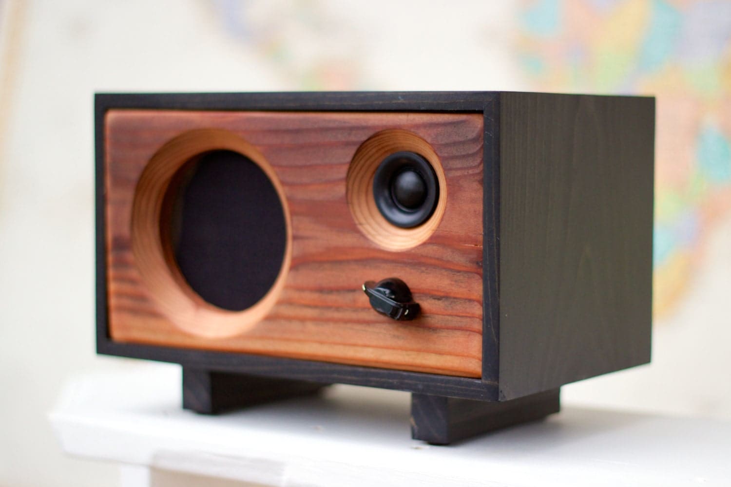 NEW Wood Desk Speaker Reclaimed Wood Wireless Bluetooth