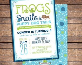 Items similar to Frogs Snails & Puppy Dog Tails Cupcake Topper Picks